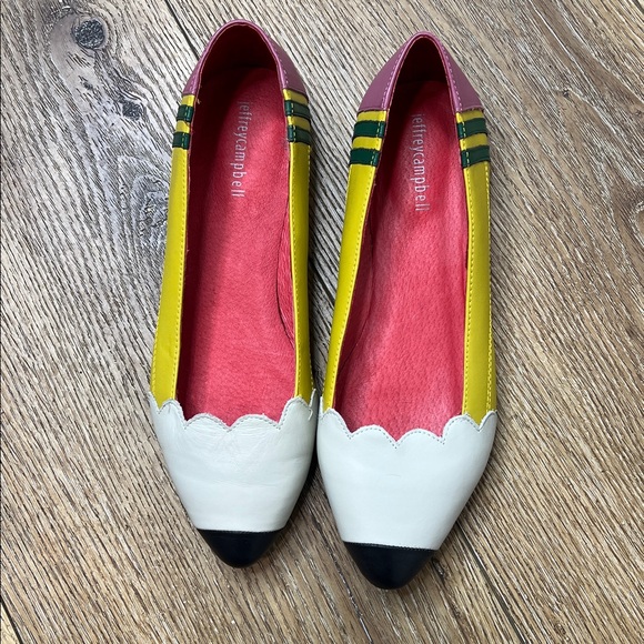Jeffrey Campbell Pencil Flats Size 9M - Picture 2 of 8